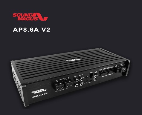 SOUNDMAGUS DSP + AMPLIFICADOR AP6.A V2 NEW 80X6